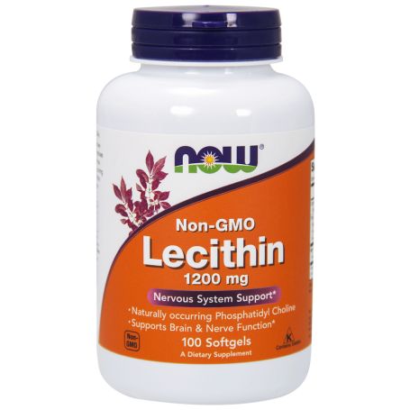 NOW - Lecithin 1200mg 100 softgels