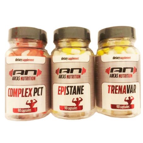 Trenavar 90caps + Epistane 90caps + Complex PCT - Arcas Nutrition