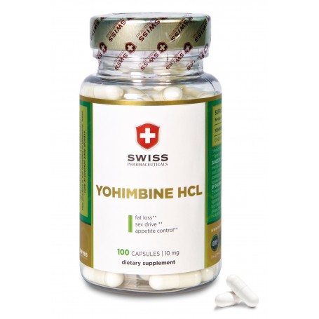 Swiss Pharmaceuticals - Yohimbine HCL 100 kapsúl