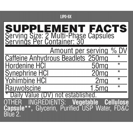 Nutrex - Lipo 6X 60 kapsúl