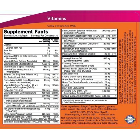 NOW Foods - Eve Multiple Vitamin Softgels 90 kapsúl