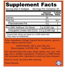NOW Foods - CLA 800 mg Softgels 180 tabliet