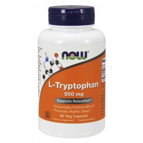NOW Foods - L-Tryptophan 500 mg Veg 60 kapseln