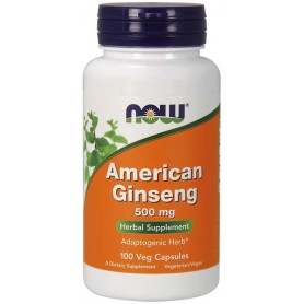 NOW Foods - American Ginseng 500 mg 100 kapseln