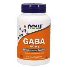 NOW Foods - GABA 750mg 100 kapsúl