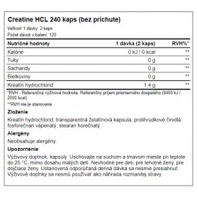 Prom-In - Creatine HCL 240 kapsúl
