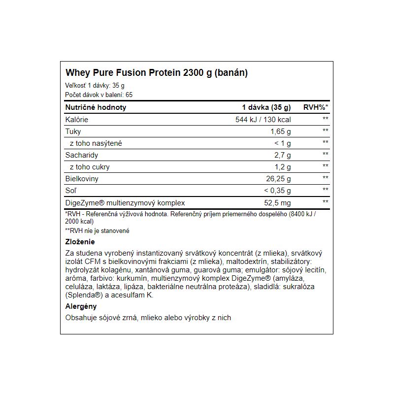 AMIX Whey Pure Fusion Protein 2300 g