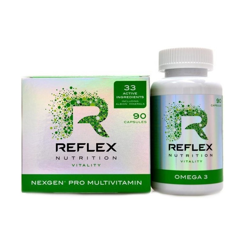 Reflex nutrition Nexgen PRO 90 kapsúl + Omega 3 90 kapsúl
