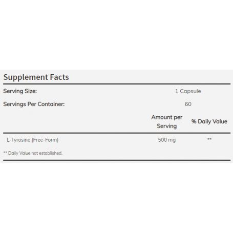 L-Tyrosine 500 mg 60 kapsúl