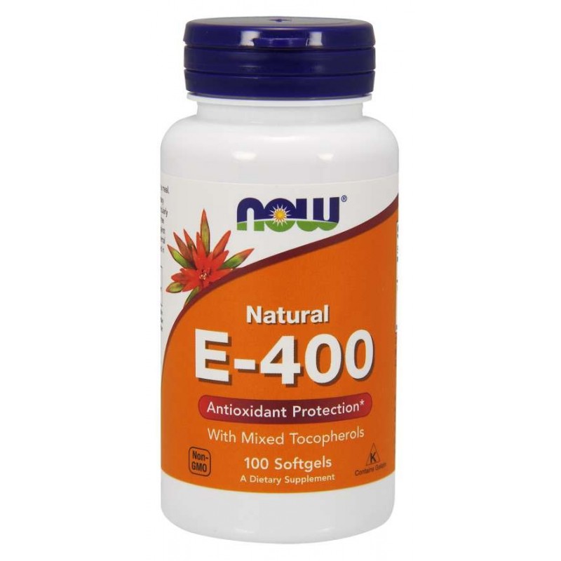 Now foods - Natural E-400 100 kapsúl