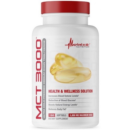 METABOLIC NUTRITION - MCT 3000 180 kapsúl