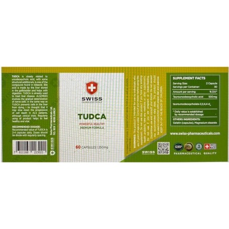 SWISS PHARMACEUTICALS TUDCA 60 KAPSÚL