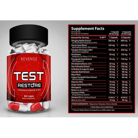 Revange Nutrition Test Restore 60 kapsúl