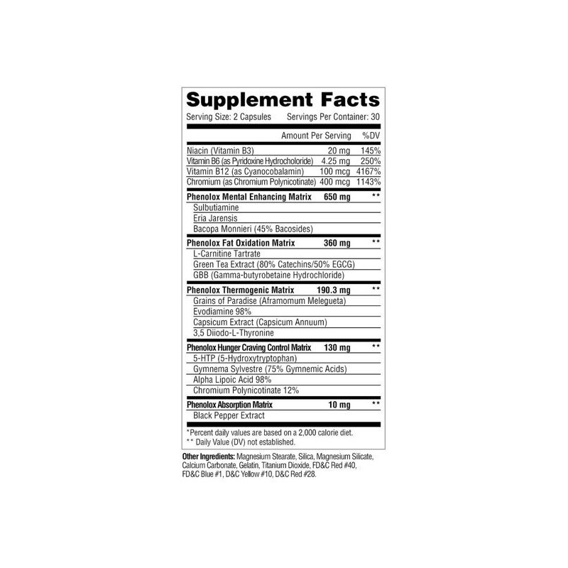 Metabolic Nutrition - PHENOLOX 60 kapsúl