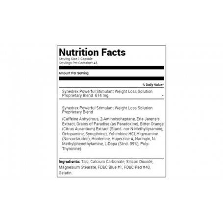 Metabolic Nutrition - Synedrex 45 KAPSÚL