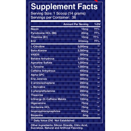 SWOLE LABS - STIMULATION X 400g