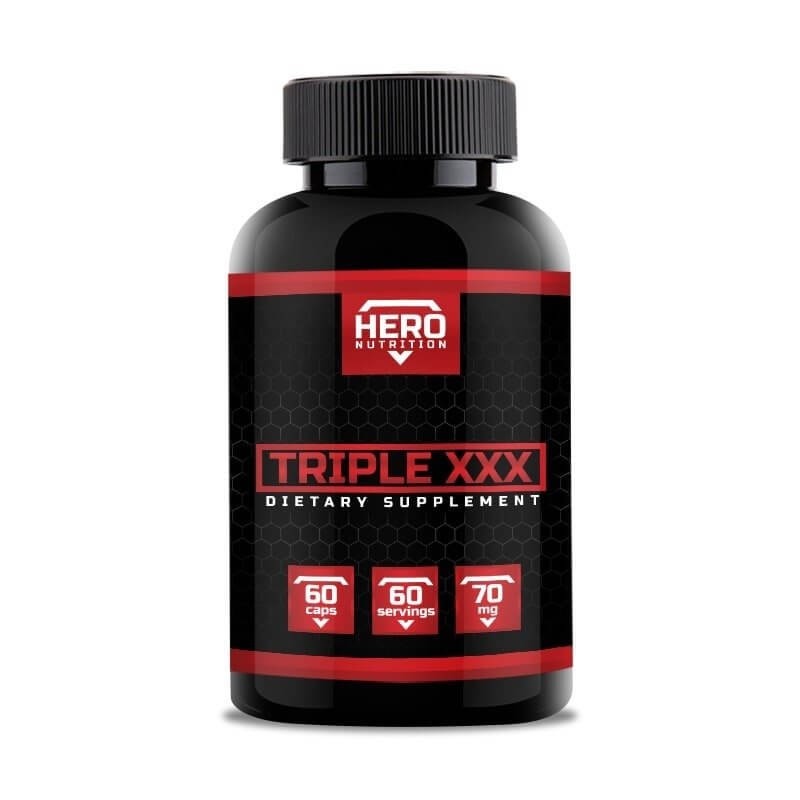 Hero Nutrition Triple XXX 60 kapsúl Hero Nutrition Triple XXX 60 kapsúl