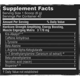 Muscle Exposure Psycho Pre Workout