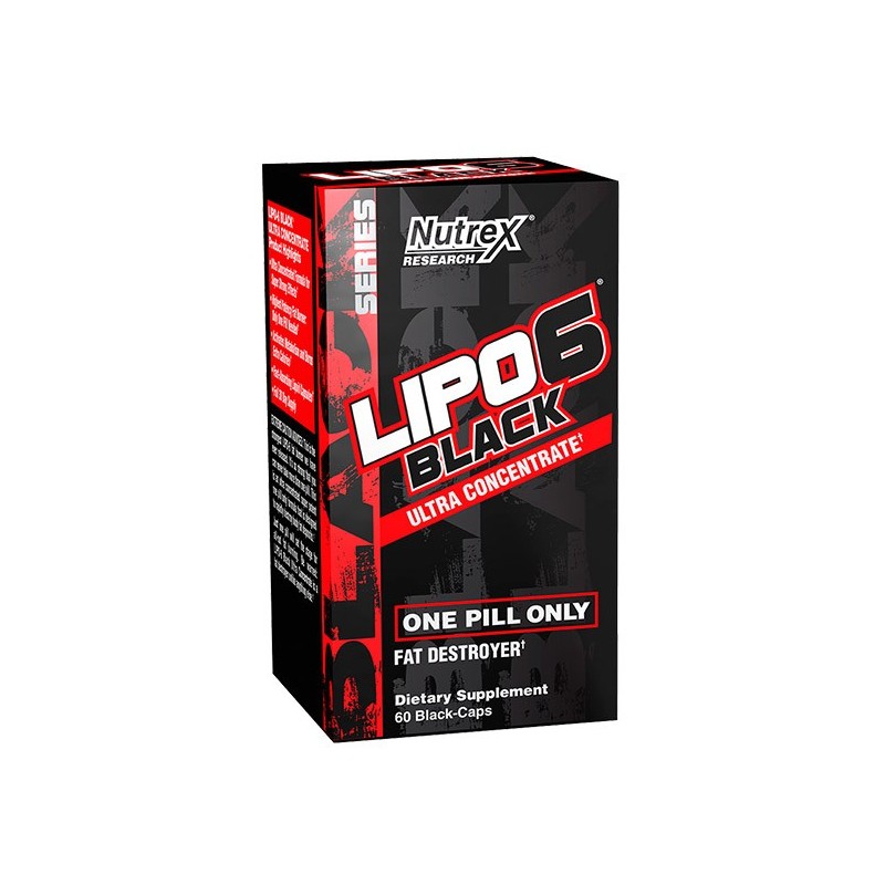 Nutrex - LIPO 6 Black Ultra Concentrate 60kaps -americka verzia (USA VERSION)